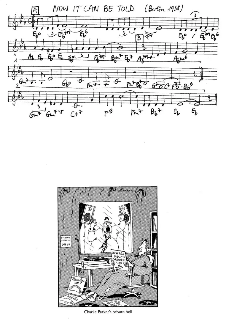 now it can be told free jazz leadsheet - Courtesy of the Jungle Jazz Band